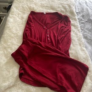 Red athleta sleep set. NWOT